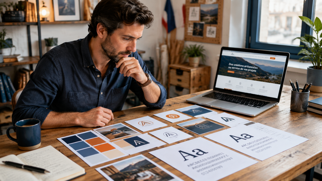 Identité visuelle artisan : guide complet 2026